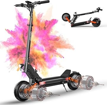 Joyor Trottinette Électrique Tout-Terrain Ultra Légère à Double Suspension