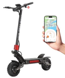 YUME Raptor Trottinette Électrique Double Moteur 6000W Batterie 60V 30Ah Autonomie 100 km Pneus Tout-Terrain 11"