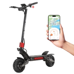 YUME Raptor Trottinette Électrique Double Moteur 6000W Batterie 60V 30Ah Autonomie 100 km Pneus Tout-Terrain 11"