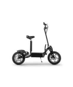 Trottinette Électrique Cross avec Siège 1000W Batterie Lithium Tout-Terrain Pneus Off-Road Haute Autonomie