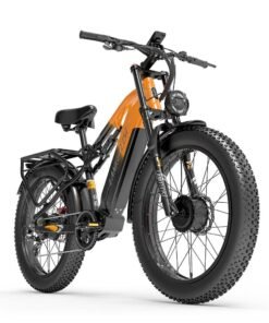 Lankeleisi MG800 Max Vélo Électrique Fat Bike 26" Double Moteur 1000W x2 Batterie Samsung 48V 20Ah 960Wh Tout Suspendu