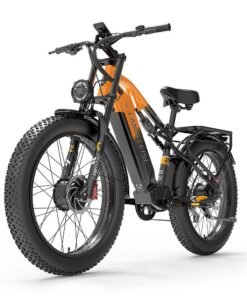 Lankeleisi MG800 Max Vélo Électrique Fat Bike 26" Double Moteur 1000W x2 Batterie Samsung 48V 20Ah 960Wh Tout Suspendu – Image 4