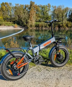 Vakole CO20 MAX Vélo Électrique Pliable Fat Bike 20" Double Moteur 750W x2 Batterie Samsung 48V 20Ah 960Wh Capteur de Couple – Image 6